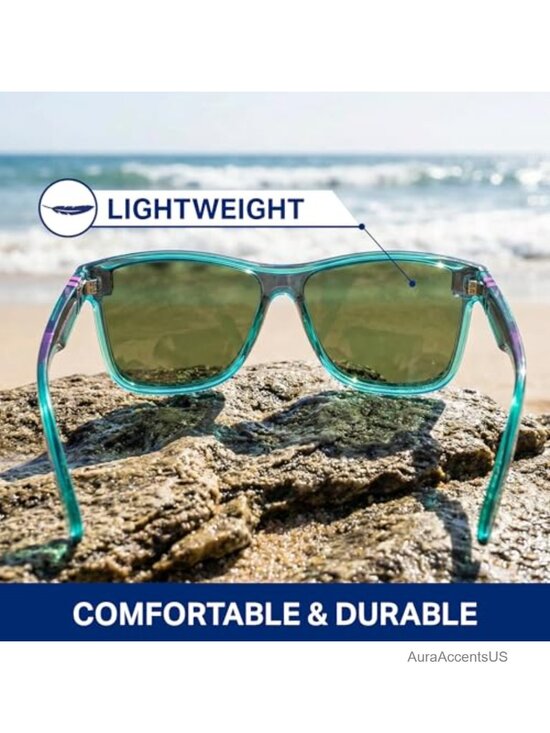 Flat Lens Polarized Sunglasses – UV Protection – Unisex